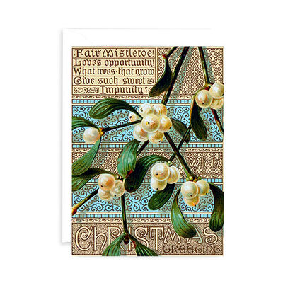 Fair Mistletoe! Christmas cards (pack of 8)